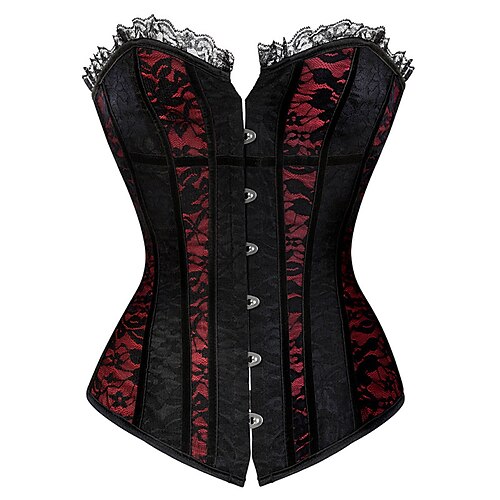 Corsé Mujer Corsés Trachtenmieder Víspera de Todos los Santos Fiesta de baile Fiesta y Noche Discoteca Negro Sensual Campestre bávaro Gancho Cordones Espalda al Aire Control de barriga Encaje Flor
Corsé Mujer Corsés Trachtenmieder Víspera de Todos los Santos Fiesta de baile Fiesta y Noche Discoteca Negro Sensual Campestre bávaro Gancho Cordones Espalda al Aire Control de barriga Encaje Flor