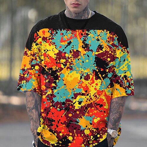 Men's Unisex T shirt Tee 3D Print Graphic Prints Graffiti Crew Neck Daily Holiday Print Long Sleeve Tops Casual Big and Tall Orange
Men's Unisex T shirt Tee 3D Print Graphic Prints Graffiti Crew Neck Daily Holiday Print Long Sleeve Tops Casual Big and Tall Orange