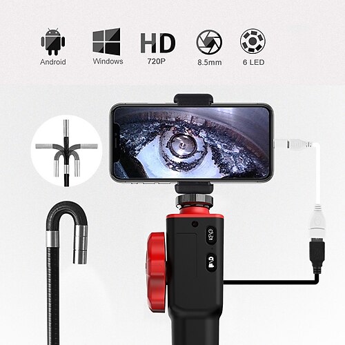 

Industrial Endoscope Camera Digital Borescope with 1080P 0 inch Inspection Camera 1.0m(3Ft) 2 mp Recording Image and Video Function Portable LED Light Handheld Pipeline Car Repair 30-80 mm 1431.02