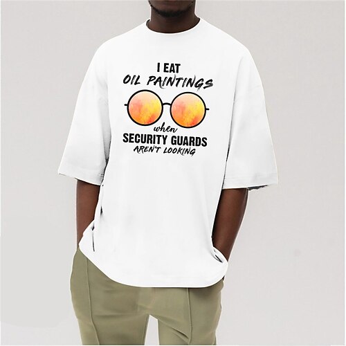 Men's T shirt Tee Hot Stamping Glasses Letter Round Neck Casual Daily Print Short Sleeve Tops Simple Basic Green White Blue / Summer / Summer
Men's T shirt Tee Hot Stamping Glasses Letter Round Neck Casual Daily Print Short Sleeve Tops Simple Basic Green White Blue / Summer / Summer