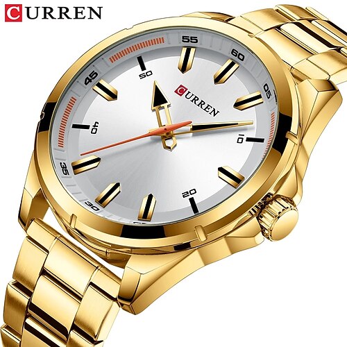 CURREN Quartz Watch for Men Analog Quartz Stylish Stylish Formal Style Waterproof Alloy Stainless Steel Fashion
CURREN Quartz Watch for Men Analog Quartz Stylish Stylish Formal Style Waterproof Alloy Stainless Steel Fashion