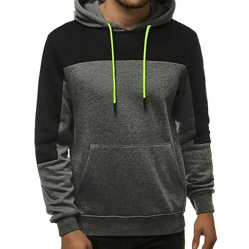 Men's Pullover Hoodie Sweatshirt Pullover Hooded Color Block Front Pocket Daily Holiday Going out non-printing Streetwear Casual Hoodies Sweatshirts Long Sleeve Black Yellow
Men's Pullover Hoodie Sweatshirt Pullover Hooded Color Block Front Pocket Daily Holiday Going out non-printing Streetwear Casual Hoodies Sweatshirts Long Sleeve Black Yellow