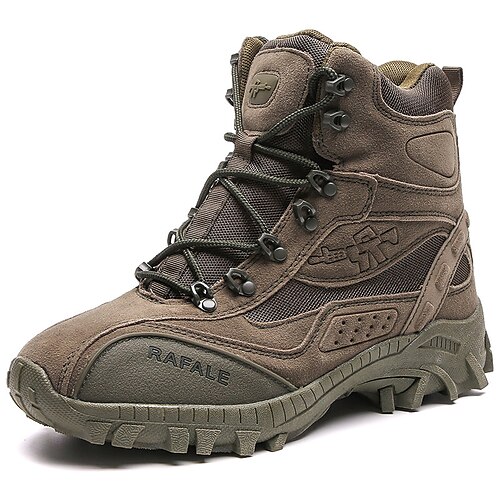 Men's Boots Hiking Boots Sporty Outdoor Hiking Shoes Leather Nylon Booties / Ankle Boots Army Green Black Color Block Fall Winter
Men's Boots Hiking Boots Sporty Outdoor Hiking Shoes Leather Nylon Booties / Ankle Boots Army Green Black Color Block Fall Winter