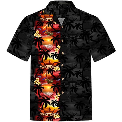 Men's Shirt 3D Print Coconut Tree Turndown Street Casual Button-Down Print Short Sleeve Tops Designer Casual Fashion Breathable Black / Summer
Men's Shirt 3D Print Coconut Tree Turndown Street Casual Button-Down Print Short Sleeve Tops Designer Casual Fashion Breathable Black / Summer