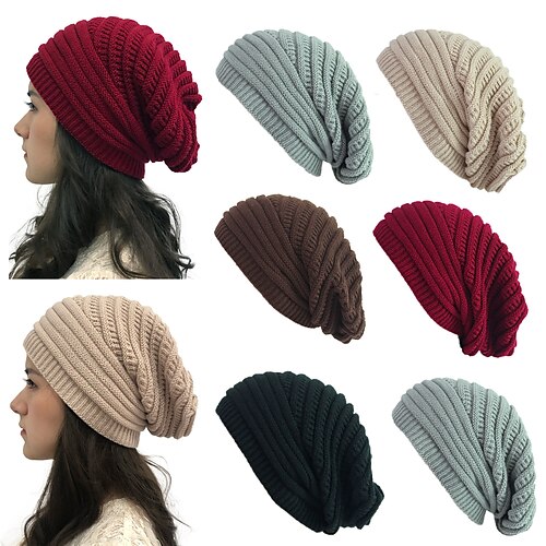 Per uomo Per donna Cappello a cuffia Esterno Interni Giornaliero Tinta unita / tinta unita A maglia Informale Casual / quotidiano 1 pcs
Per uomo Per donna Cappello a cuffia Esterno Interni Giornaliero Tinta unita / tinta unita A maglia Informale Casual / quotidiano 1 pcs