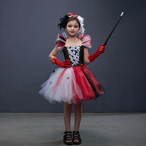 4 Pieces Kids Girls' Halloween SkirtSet Clothing Set Outfit Color Block Short Sleeve Cotton Set Cosplay Costumes Costume Spring Summer 3-10 Years Black
4 Pieces Kids Girls' Halloween SkirtSet Clothing Set Outfit Color Block Short Sleeve Cotton Set Cosplay Costumes Costume Spring Summer 3-10 Years Black