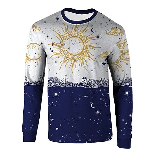 Men's Unisex T shirt Tee 3D Print Graphic Prints Sun Crew Neck Street Daily Print Long Sleeve Tops Basic Casual Big and Tall Sports White
Men's Unisex T shirt Tee 3D Print Graphic Prints Sun Crew Neck Street Daily Print Long Sleeve Tops Basic Casual Big and Tall Sports White