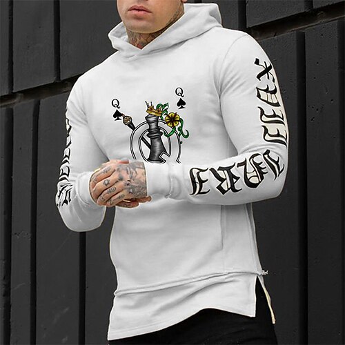 Men's Pullover Hoodie Sweatshirt Hooded Graphic Letter Print Sports Outdoor Daily Sports Hot Stamping Basic Designer Hoodies Sweatshirts Long Sleeve White Yellow / Spring / Fall
Men's Pullover Hoodie Sweatshirt Hooded Graphic Letter Print Sports Outdoor Daily Sports Hot Stamping Basic Designer Hoodies Sweatshirts Long Sleeve White Yellow / Spring / Fall