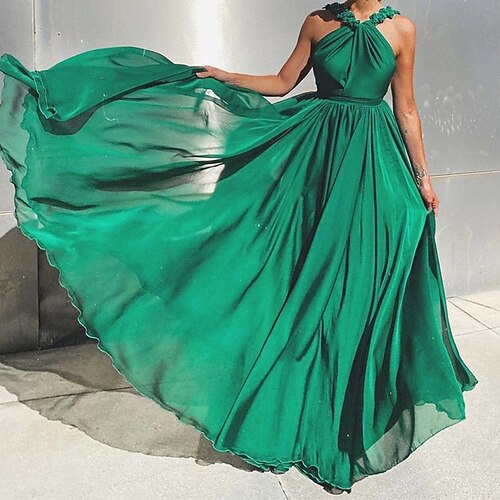 Women's Party Dress Swing Dress Long Dress Maxi Dress Green Beige Sleeveless Pure Color Ruched Spring Summer Halter Neck Party Weekend 2022 S M L XL
Women's Party Dress Swing Dress Long Dress Maxi Dress Green Beige Sleeveless Pure Color Ruched Spring Summer Halter Neck Party Weekend 2022 S M L XL