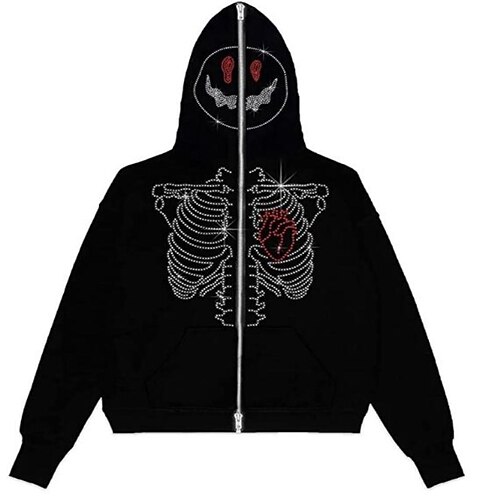 Women's Zip Hoodie Sweatshirt Pullover Punk Active Streetwear Front Pocket Black Street Hoodie Long Sleeve S M L XL XXL
Women's Zip Hoodie Sweatshirt Pullover Punk Active Streetwear Front Pocket Black Street Hoodie Long Sleeve S M L XL XXL