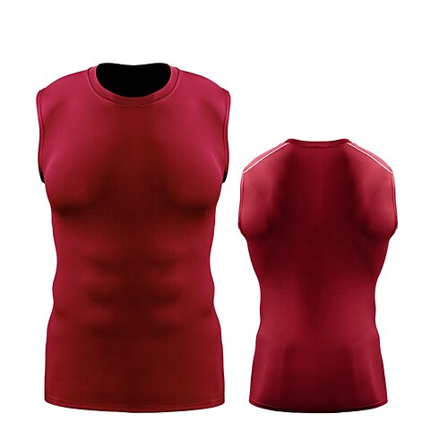 Men's Compression Tank Top Sleeveless Compression Clothing Athletic Spandex Breathable Quick Dry Moisture Wicking Gym Workout Running Active Training Sportswear Activewear Solid Colored Black Blue
Men's Compression Tank Top Sleeveless Compression Clothing Athletic Spandex Breathable Quick Dry Moisture Wicking Gym Workout Running Active Training Sportswear Activewear Solid Colored Black Blue