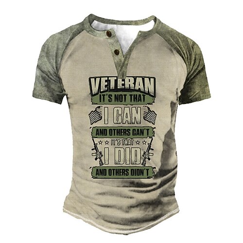 Men's T shirt Tee Henley Shirt Tee Graphic Color Block Letter Henley Khaki Short Sleeve 3D Print Plus Size Outdoor Daily Patchwork Button-Down Tops Basic Designer Casual Classic / Summer / Summer
Men's T shirt Tee Henley Shirt Tee Graphic Color Block Letter Henley Khaki Short Sleeve 3D Print Plus Size Outdoor Daily Patchwork Button-Down Tops Basic Designer Casual Classic / Summer / Summer