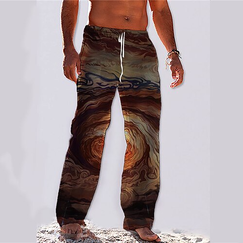 Per uomo Pantaloni Pantaloni estivi Pantaloni da spiaggia Tasche A cordoncino Vita elastica Stampe astratte Comfort Traspirante Informale Giornaliero Per eventi Streetwear Originale Marrone
Per uomo Pantaloni Pantaloni estivi Pantaloni da spiaggia Tasche A cordoncino Vita elastica Stampe astratte Comfort Traspirante Informale Giornaliero Per eventi Streetwear Originale Marrone