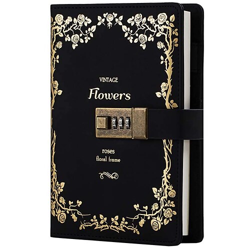 

Leather Notebook Leather Lined Notebook Lined A5 5.8×8.3 Inch B6 4.9×6.9 Inch Retro Aesthetic PU Hardcover Portable 200 Pages Notebook for School Office Business