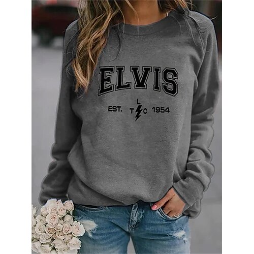 Women's Sweatshirt Letter Print Casual Daily Weekend Hot Stamping Cotton Casual Hoodies Sweatshirts Loose Fit Green White
Women's Sweatshirt Letter Print Casual Daily Weekend Hot Stamping Cotton Casual Hoodies Sweatshirts Loose Fit Green White