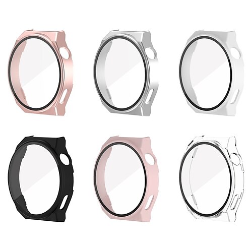 6 Pack Watch Case with Screen Protector Compatible with Huawei Huawei Watch GT3 Pro 46mm Matte Scratch Resistant Ultra-thin Tempered Glass / PC Watch Cover
6 Pack Watch Case with Screen Protector Compatible with Huawei Huawei Watch GT3 Pro 46mm Matte Scratch Resistant Ultra-thin Tempered Glass / PC Watch Cover