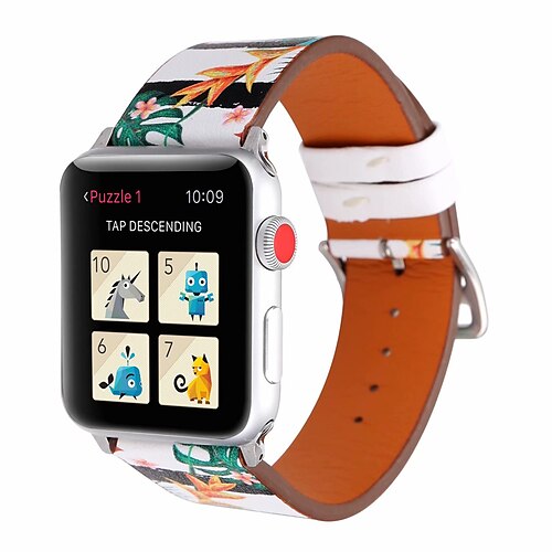 1PC Smart Watch Band Compatible with Apple iWatch Series 8 7 6 5 4 3 2 1 SE Leather Loop for iWatch Smartwatch Strap Wristband Genuine Leather Adjustable Shockproof
1PC Smart Watch Band Compatible with Apple iWatch Series 8 7 6 5 4 3 2 1 SE Leather Loop for iWatch Smartwatch Strap Wristband Genuine Leather Adjustable Shockproof