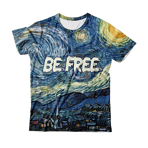 Men's Unisex T shirt Tee 3D Print Galaxy Graphic Prints Crew Neck Street Daily Print Short Sleeve Tops Casual Classic Big and Tall Sports Blue / Summer
Men's Unisex T shirt Tee 3D Print Galaxy Graphic Prints Crew Neck Street Daily Print Short Sleeve Tops Casual Classic Big and Tall Sports Blue / Summer