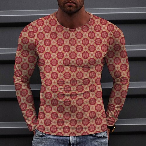 Men's T shirt Tee Tee Graphic Round Neck Red Long Sleeve 3D Print Casual Daily Print Tops Fashion Designer Comfortable Big and Tall
Men's T shirt Tee Tee Graphic Round Neck Red Long Sleeve 3D Print Casual Daily Print Tops Fashion Designer Comfortable Big and Tall