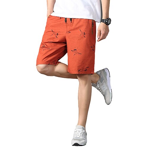 Men's Chinos Shorts Pants Zipper Pocket Multiple Pockets Elastic Drawstring Design Bird Graphic Prints Clouds Comfort Breathable Knee Length Casual Leisure Sports 100% Cotton Chinese Style Casual
Men's Chinos Shorts Pants Zipper Pocket Multiple Pockets Elastic Drawstring Design Bird Graphic Prints Clouds Comfort Breathable Knee Length Casual Leisure Sports 100% Cotton Chinese Style Casual