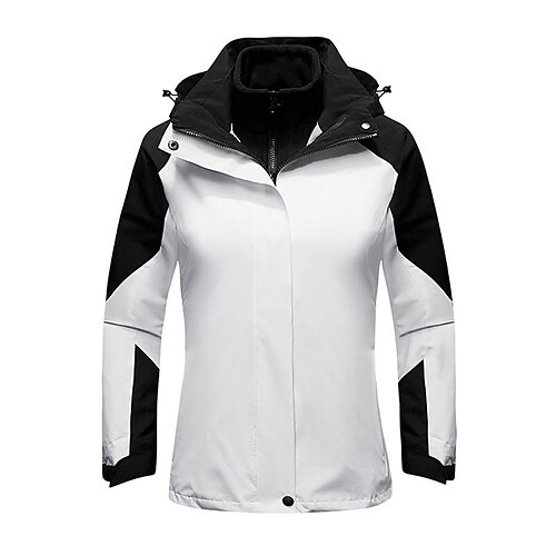 Men's Women's Hiking 3-in-1 Jackets Hiking Fleece Jacket Winter Outdoor Thermal Warm Waterproof Windproof Fleece Lining Outerwear Windbreaker Trench Coat Men-White Women-black Women-Purple Women-Pink
Men's Women's Hiking 3-in-1 Jackets Hiking Fleece Jacket Winter Outdoor Thermal Warm Waterproof Windproof Fleece Lining Outerwear Windbreaker Trench Coat Men-White Women-black Women-Purple Women-Pink