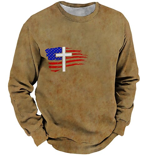 Men's Unisex Sweatshirt Pullover Graphic Prints National Flag Print Daily Sports Holiday 3D Print Streetwear Designer Hoodies Sweatshirts Long Sleeve Blue Brown
Men's Unisex Sweatshirt Pullover Graphic Prints National Flag Print Daily Sports Holiday 3D Print Streetwear Designer Hoodies Sweatshirts Long Sleeve Blue Brown