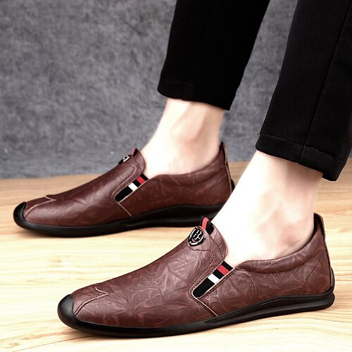 Men's Loafers Slip-Ons Casual Classic Daily Office Career PU Light Brown Dark Brown Black Spring Summer
Men's Loafers Slip-Ons Casual Classic Daily Office Career PU Light Brown Dark Brown Black Spring Summer