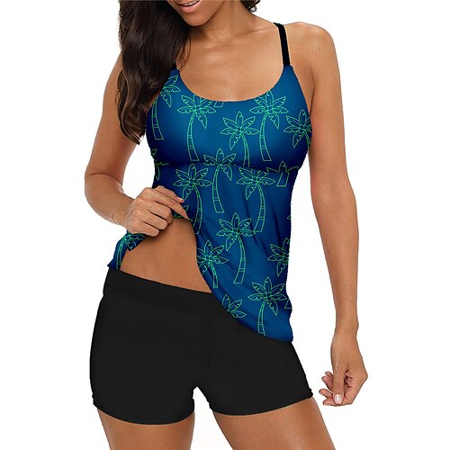 Women's Tankini Two Piece Swimsuit with Boy Shorts Swimwear Bathing Suit Swimwear Green Blue Quick Dry Swimming Surfing Beach Summer
Women's Tankini Two Piece Swimsuit with Boy Shorts Swimwear Bathing Suit Swimwear Green Blue Quick Dry Swimming Surfing Beach Summer