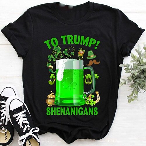 Women's T shirt Tee Graphic Text Casual Weekend Painting T shirt Tee Short Sleeve Print Round Neck Basic Black S
Women's T shirt Tee Graphic Text Casual Weekend Painting T shirt Tee Short Sleeve Print Round Neck Basic Black S