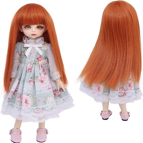 Bjd Doll Hair Wig Brown High Temperature Long Straight Bjd Wig SD for BJD Doll Small Doll Wig 14inch
Bjd Doll Hair Wig Brown High Temperature Long Straight Bjd Wig SD for BJD Doll Small Doll Wig 14inch