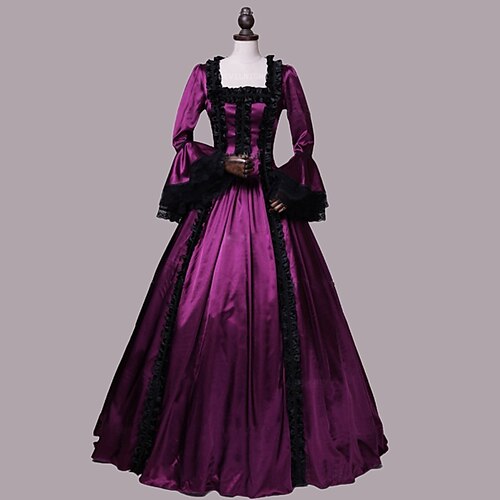 Rococo Victorian Ball Gown Vintage Dress Party Costume Masquerade Prom Dress Women's Costume Vintage Cosplay Party Halloween Carnival Long Sleeve Dress Masquerade
Rococo Victorian Ball Gown Vintage Dress Party Costume Masquerade Prom Dress Women's Costume Vintage Cosplay Party Halloween Carnival Long Sleeve Dress Masquerade