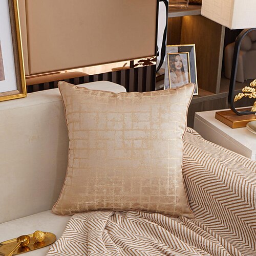 Light Luxury High Precision Jacquard Throw Pillowcase Plaid Pillowcase Modern Cushion Cover
Light Luxury High Precision Jacquard Throw Pillowcase Plaid Pillowcase Modern Cushion Cover