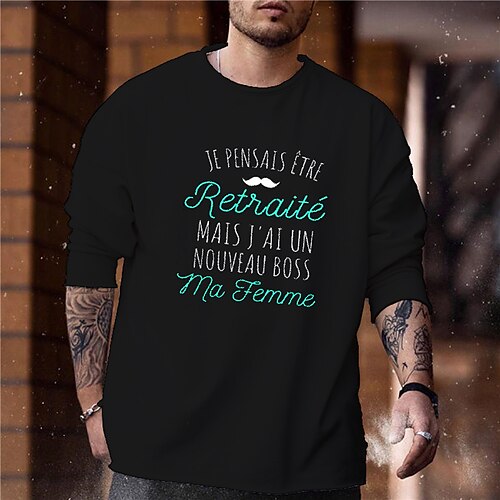 Men's T shirt Tee Letter Crew Neck Black Print Street Sports Long Sleeve Print Clothing Apparel Fashion Designer Casual Comfortable
Men's T shirt Tee Letter Crew Neck Black Print Street Sports Long Sleeve Print Clothing Apparel Fashion Designer Casual Comfortable