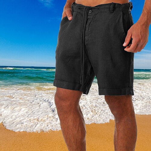 Men's Shorts Beach Shorts Pocket Drawstring Solid Color Breathable Outdoor Short Leisure Sports Gym Shorts Casual / Sporty Slim Black Blue Micro-elastic
Men's Shorts Beach Shorts Pocket Drawstring Solid Color Breathable Outdoor Short Leisure Sports Gym Shorts Casual / Sporty Slim Black Blue Micro-elastic