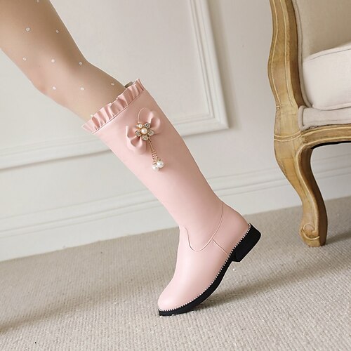 Girls' Boots Princess Shoes Daily PU Princess Shoes Big Kids(7years ) Daily Butterfly White Black Rosy Pink Fall Winter / Mid-Calf Boots
Girls' Boots Princess Shoes Daily PU Princess Shoes Big Kids(7years ) Daily Butterfly White Black Rosy Pink Fall Winter / Mid-Calf Boots