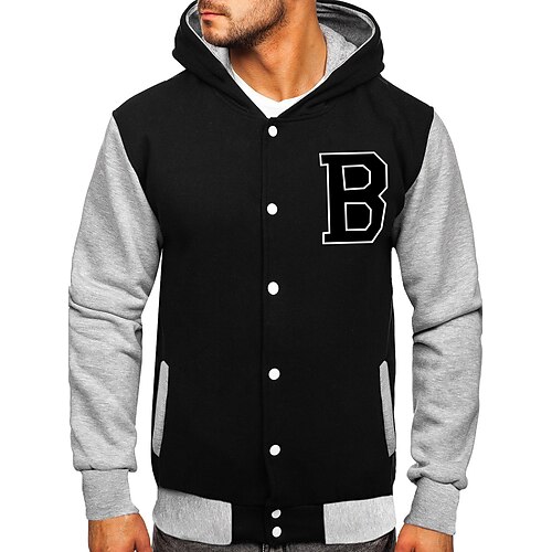 Men's Hoodie Gray Hooded Graphic Color Block Letter Sports & Outdoor Streetwear Cool Designer Casual Winter Fall Clothing Apparel Hoodies Sweatshirts Long Sleeve / Spring
Men's Hoodie Gray Hooded Graphic Color Block Letter Sports & Outdoor Streetwear Cool Designer Casual Winter Fall Clothing Apparel Hoodies Sweatshirts Long Sleeve / Spring