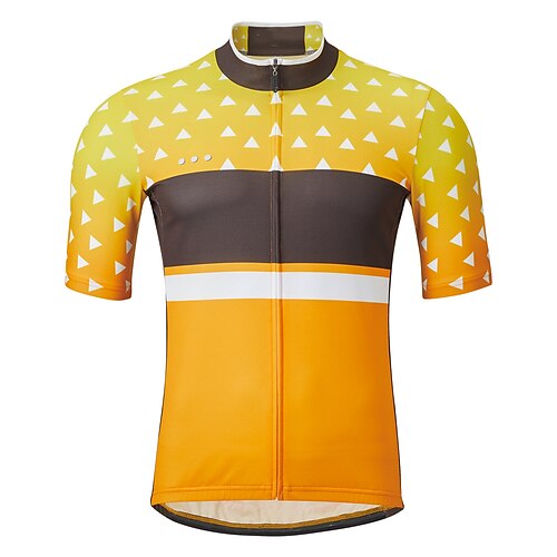 21Grams Men's Cycling Jersey Short Sleeve Bike Top with 3 Rear Pockets Mountain Bike MTB Road Bike Cycling Breathable Quick Dry Moisture Wicking Reflective Strips Orange Polyester Spandex Sports
21Grams Men's Cycling Jersey Short Sleeve Bike Top with 3 Rear Pockets Mountain Bike MTB Road Bike Cycling Breathable Quick Dry Moisture Wicking Reflective Strips Orange Polyester Spandex Sports