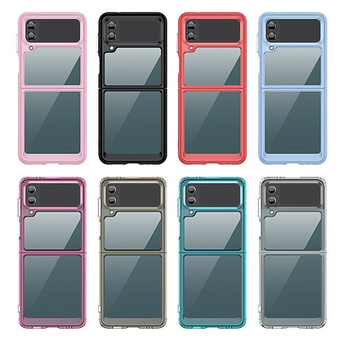 Phone Case For Samsung Galaxy Classic Series Z Flip 4 Z Flip 3 Bumper Frame Dustproof Clear Transparent TPU Acrylic
Phone Case For Samsung Galaxy Classic Series Z Flip 4 Z Flip 3 Bumper Frame Dustproof Clear Transparent TPU Acrylic