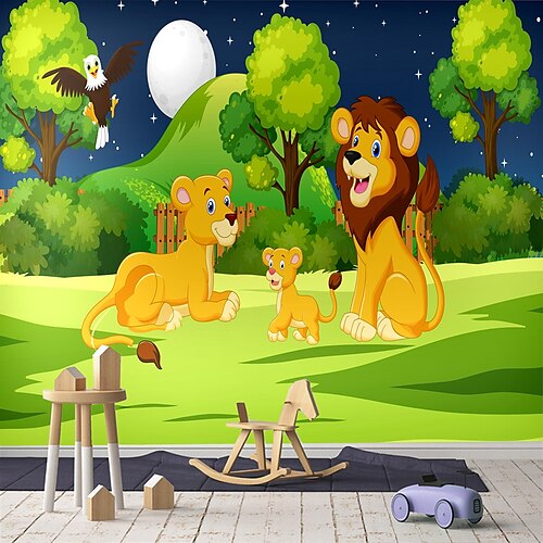 Botanical Art Deco 3D Mural Cartoon Animal Lion Figure Suitable For Hotel Living Room Bedroom Room Wallcovering
Botanical Art Deco 3D Mural Cartoon Animal Lion Figure Suitable For Hotel Living Room Bedroom Room Wallcovering