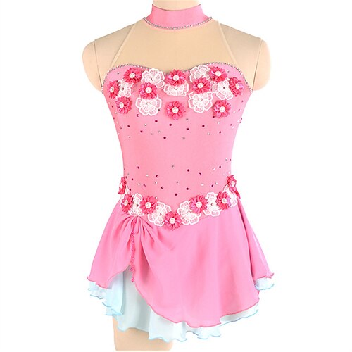 Figure Skating Dress Women's Girls' Ice Skating Dress Rosy Pink High Elasticity Training Competition Skating Wear Crystal / Rhinestone Sleeveless Ice Skating Figure Skating / Winter
Figure Skating Dress Women's Girls' Ice Skating Dress Rosy Pink High Elasticity Training Competition Skating Wear Crystal / Rhinestone Sleeveless Ice Skating Figure Skating / Winter