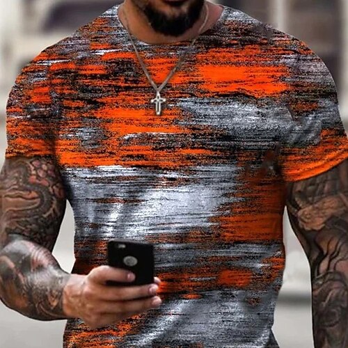 Men's Unisex T shirt Tee Color Block Graphic Prints Crew Neck Purple Red 3D Print Outdoor Street Short Sleeve Print Clothing Apparel Sports Casual Big and Tall / Summer / Summer
Men's Unisex T shirt Tee Color Block Graphic Prints Crew Neck Purple Red 3D Print Outdoor Street Short Sleeve Print Clothing Apparel Sports Casual Big and Tall / Summer / Summer
