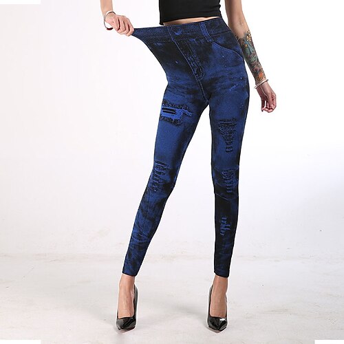 Women's Retro Vintage Streetwear Skinny Trousers Print Full Length Pants Leisure Sports Print Graphic Patterned Faux Denim High Waist Skinny Navy Wine Pink Pure black Green S M L XL XXL
Women's Retro Vintage Streetwear Skinny Trousers Print Full Length Pants Leisure Sports Print Graphic Patterned Faux Denim High Waist Skinny Navy Wine Pink Pure black Green S M L XL XXL