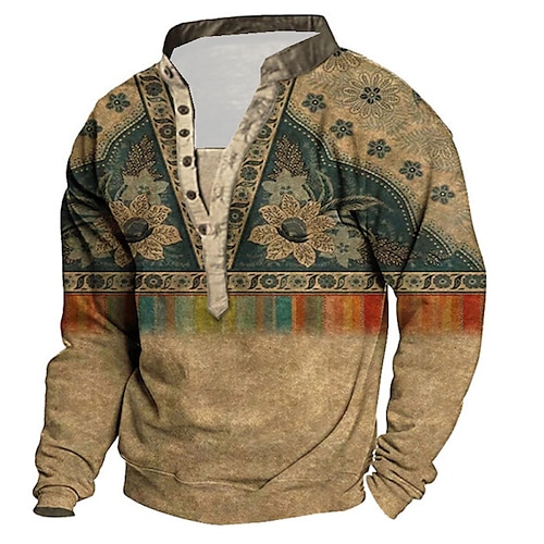 Men's Unisex Sweatshirt Pullover Graphic Prints Flower Print Casual Daily Sports 3D Print Designer Casual Hoodies Sweatshirts Brown
Men's Unisex Sweatshirt Pullover Graphic Prints Flower Print Casual Daily Sports 3D Print Designer Casual Hoodies Sweatshirts Brown