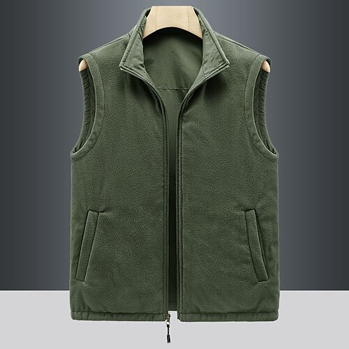Men's Vest Fleece Vest Warm Quick Dry Outdoor Street Holiday Zipper Turndown Streetwear Chic & Modern Casual Jacket Outerwear Pure Color Pocket Black Army Green Khaki
Men's Vest Fleece Vest Warm Quick Dry Outdoor Street Holiday Zipper Turndown Streetwear Chic & Modern Casual Jacket Outerwear Pure Color Pocket Black Army Green Khaki