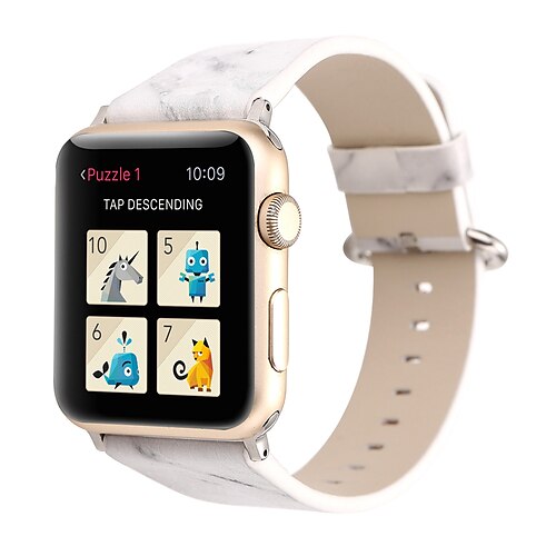 1PC Smart Watch Band Compatible with Apple iWatch Series 8 7 6 5 4 3 2 1 SE Leather Loop for iWatch Smartwatch Strap Wristband Genuine Leather Adjustable Shockproof
1PC Smart Watch Band Compatible with Apple iWatch Series 8 7 6 5 4 3 2 1 SE Leather Loop for iWatch Smartwatch Strap Wristband Genuine Leather Adjustable Shockproof