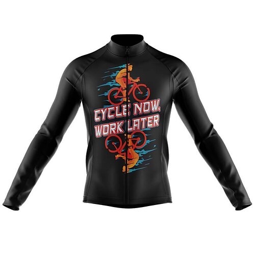 21Grams Men's Cycling Jersey Long Sleeve Bike Top with 3 Rear Pockets Mountain Bike MTB Road Bike Cycling Breathable Quick Dry Moisture Wicking Reflective Strips Black Graphic Polyester Spandex Sports
21Grams Men's Cycling Jersey Long Sleeve Bike Top with 3 Rear Pockets Mountain Bike MTB Road Bike Cycling Breathable Quick Dry Moisture Wicking Reflective Strips Black Graphic Polyester Spandex Sports