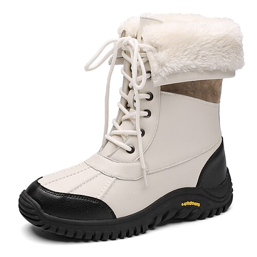 Women's Boots Snow Boots Plus Size Mid Calf Boots Flat Heel Round Toe Sporty Casual Classic Outdoor Walking Shoes PU Leather Lace-up Fall Winter Solid Colored Color Block Black Rosy Pink Beige
Women's Boots Snow Boots Plus Size Mid Calf Boots Flat Heel Round Toe Sporty Casual Classic Outdoor Walking Shoes PU Leather Lace-up Fall Winter Solid Colored Color Block Black Rosy Pink Beige