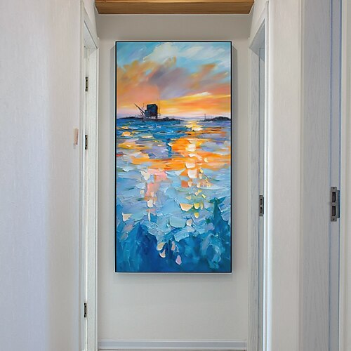 Oil Painting Handmade Hand Painted Wall Art Abstract Canvas Painting Home Decoration Decor Stretched Frame Ready to Hang
Oil Painting Handmade Hand Painted Wall Art Abstract Canvas Painting Home Decoration Decor Stretched Frame Ready to Hang