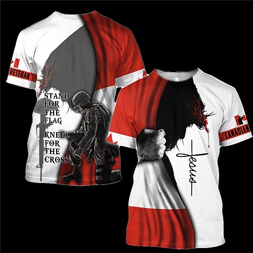 Homme Unisexe T shirt Tee Imprimés Photos Soldier Col Ras du Cou Rouge 3D effet Extérieur Plein Air Manches Courtes Imprimer Vêtement Tenue Sportif Design Casual Grand et grand / Eté / Eté
Homme Unisexe T shirt Tee Imprimés Photos Soldier Col Ras du Cou Rouge 3D effet Extérieur Plein Air Manches Courtes Imprimer Vêtement Tenue Sportif Design Casual Grand et grand / Eté / Eté