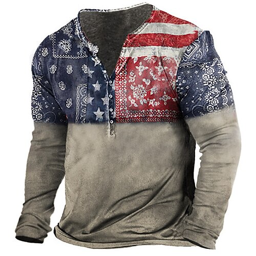 Men's Henley Shirt Tee T shirt Tee 3D Print Graphic Patterned Color Block Plus Size Henley Daily Sports Button-Down Print Long Sleeve Tops Designer Basic Classic Comfortable Blue
Men's Henley Shirt Tee T shirt Tee 3D Print Graphic Patterned Color Block Plus Size Henley Daily Sports Button-Down Print Long Sleeve Tops Designer Basic Classic Comfortable Blue
